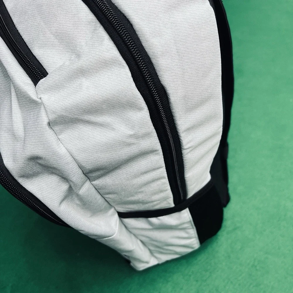 Adidas Excel 7 Backpack Twill White Black Laptop Gym Workout Travel, 34L OSFA